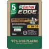 imageCastrol EDGE 5W30 Advanced Full Synthetic Motor Oil 1 Quart Pack of 65 Qt EcoPack Pack of 2