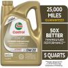 imageCastrol Edge Extended Performance 0W20 Motor Oil 1 Quart Pack of 65 Quarts  Pack of 3