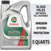 imageCastrol GTX Full Synthetic High Mileage 5W20 Motor Oil 5 Quart