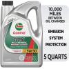 imageCastrol GTX Full Synthetic High Mileage 5W30 Motor Oil 5 Quart Pack of 3