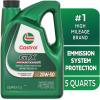 imageCastrol GTX High Mileage 20W50 Synthetic Blend Motor Oil 5 Quarts5 Quarts  Pack of 3