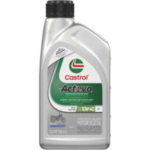 imageCastrol Actevo 4T 20W50 Synthetic Blend Motorcycle Oil 1 Quart Pack of 61 Quart Bottle  Pack of 6