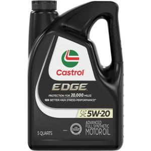 imageCastrol EDGE 5W20 Advanced Full Synthetic Motor Oil 6 Gallon EnviroPack5 Quarts