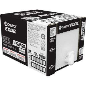 imageCastrol EDGE 5W30 Advanced Full Synthetic Motor Oil 1 Quart Pack of 66 Gallons  EnviroPack