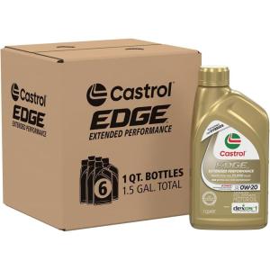 imageCastrol Edge Extended Performance 0W20 Motor Oil 1 Quart Pack of 61 Quart Pack of 6