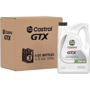 imageCastrol GTX 10W40 Conventional Motor Oil 1 Quart Pack of 65 Quarts  Pack of 3