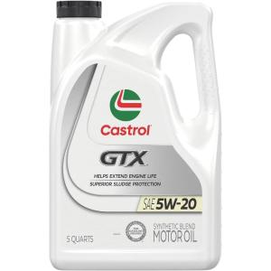 imageCastrol GTX 5W20 Synthetic Blend Motor Oil 5 Quarts5 Quarts