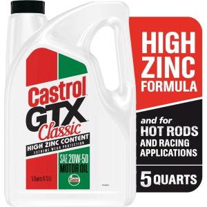 imageCastrol GTX Classic 20W50 Conventional Motor Oil 5 Quarts5 Quarts