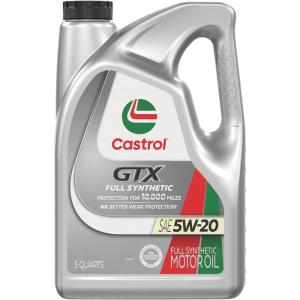 imageCastrol GTX Full Synthetic 5W20 Motor Oil 1 Quart Pack of 65 Quarts