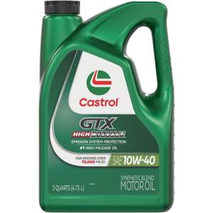 imageCastrol GTX High Mileage 10W40 Synthetic Motor Oil 1 Quart Pack of 65 Quarts