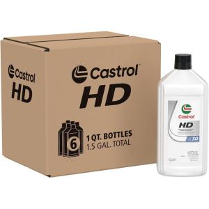 imageCastrol HD30 Motor Oil 1 Quart Pack of 6