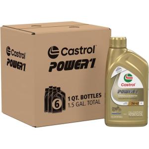 imageCastrol Power1 VTwin 20W50 Full Synthetic Motorcycle Oil 1 Quart Pack of 61 Quart
