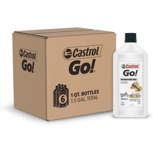 imageCastrol 06102 GO 20W50 4T Motorcycle Oil  1 Quart Bottle Pack of 6